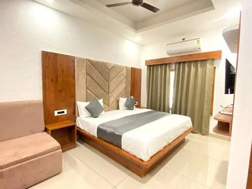 Air conditioned guest room at Karnataka State Guest House